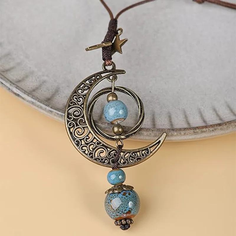 Boheemi naisten muoti kaulakoru