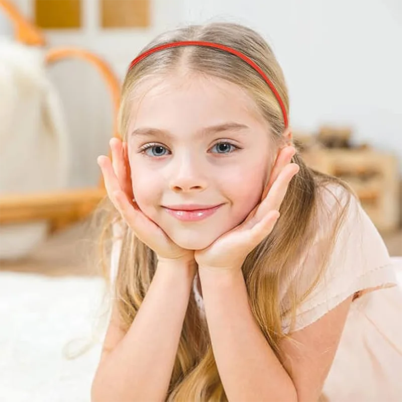 Tyttöjen kevyet laihat metalliset otsanauhat