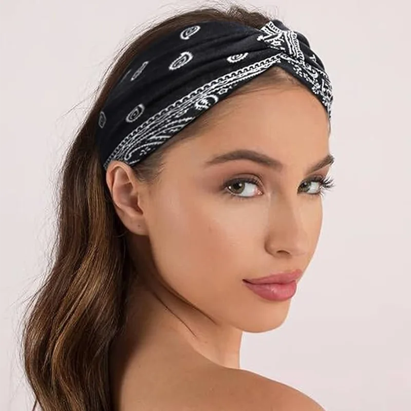 Boho Bandana Polyester Headbands