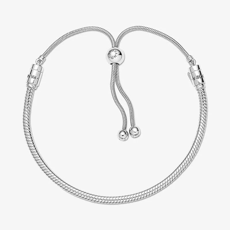 Pandora Snake Chain Women Alloy Bracelet