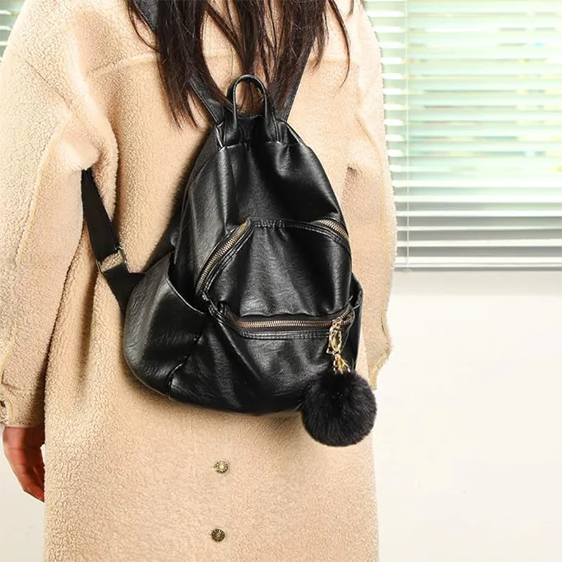 Soft Faux Fur Plush Material Keychain