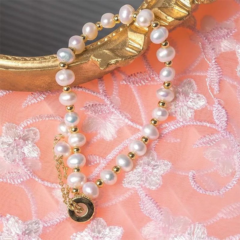 Naisten Pearl Alloy rannekorut